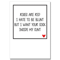 Blunt Cunt Card